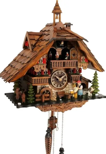 Pendule à coucou en bois